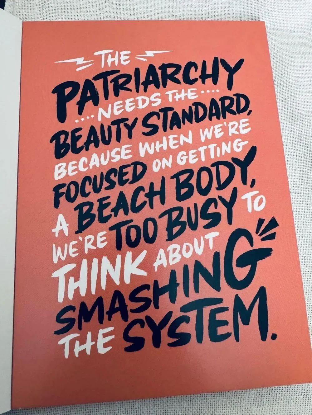 Feminist Postcard Art “Patriarchy”